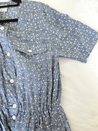 Zwierige 100% zijden vintage jurk | M