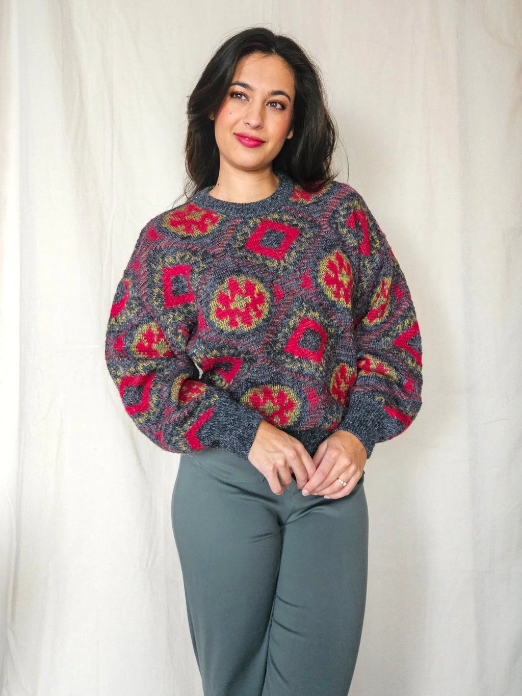 Simone - trui, wool blend | 3XL