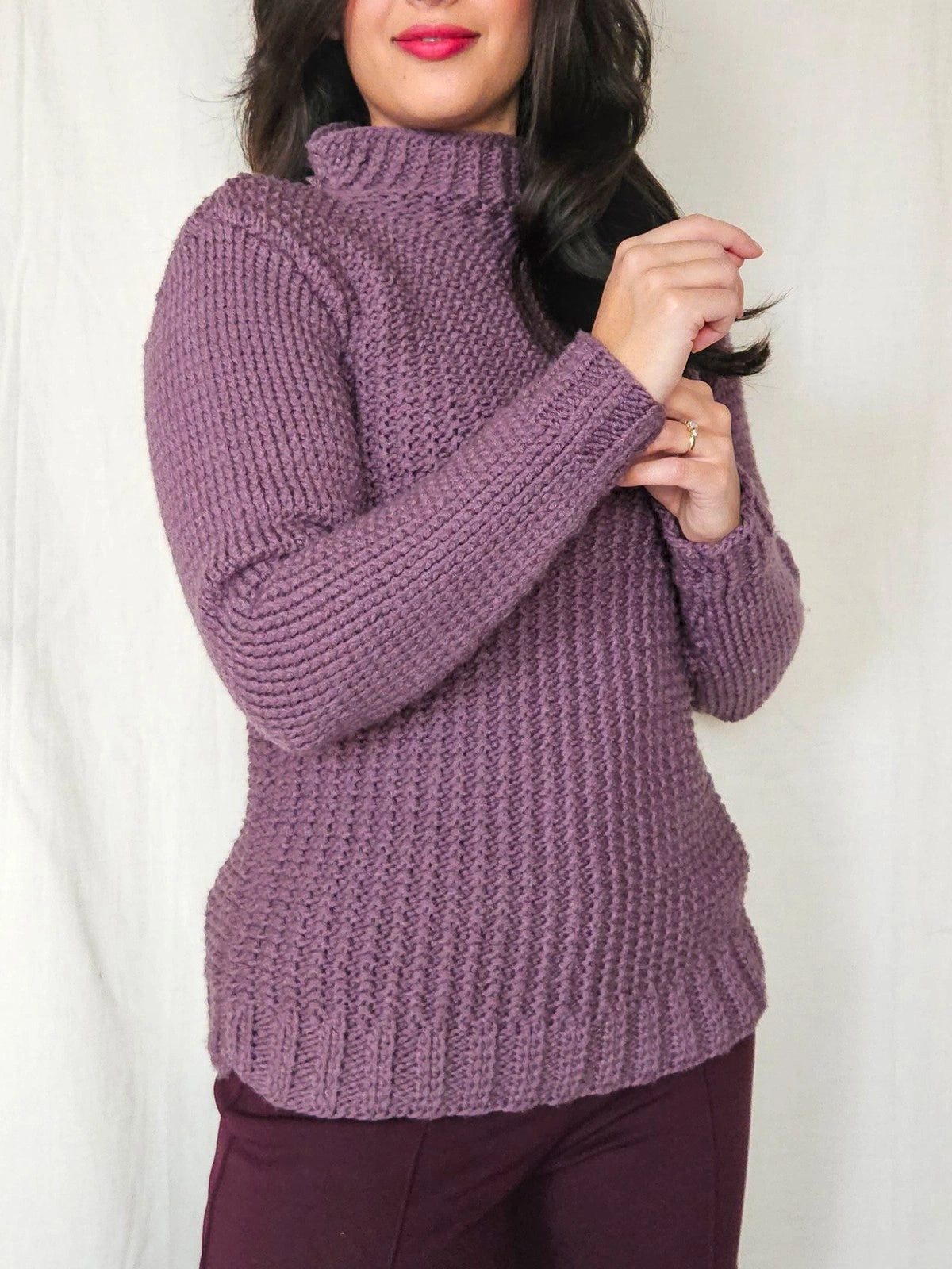 Provence - handgebreide trui | S