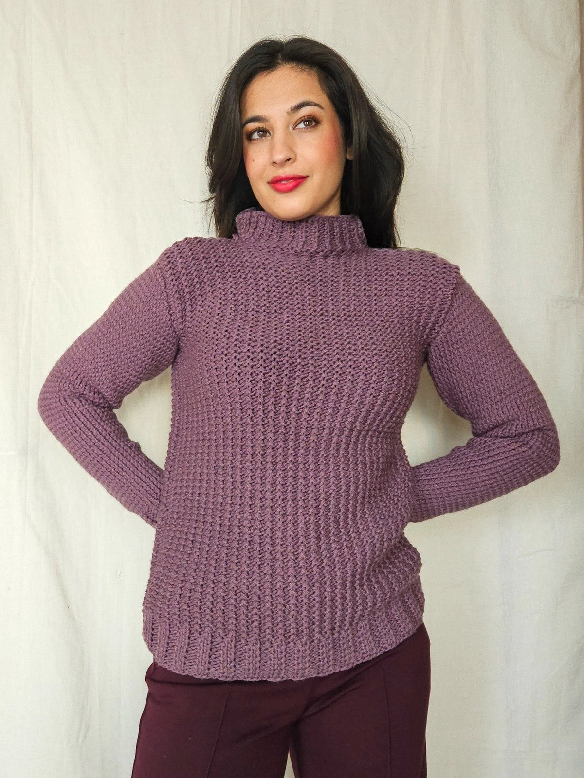 Provence - handgebreide trui | S