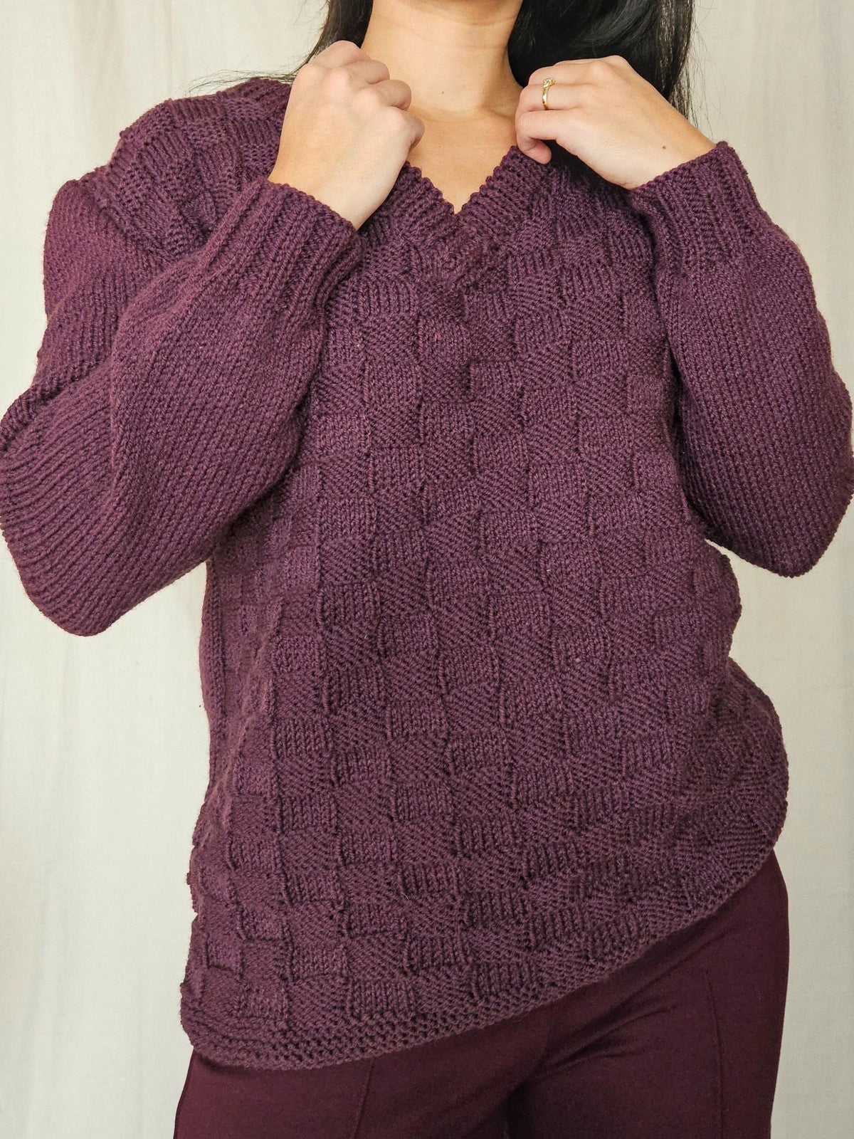 Selene - V-hals trui | XL