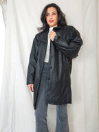 Bat - zwarte leren jas | L