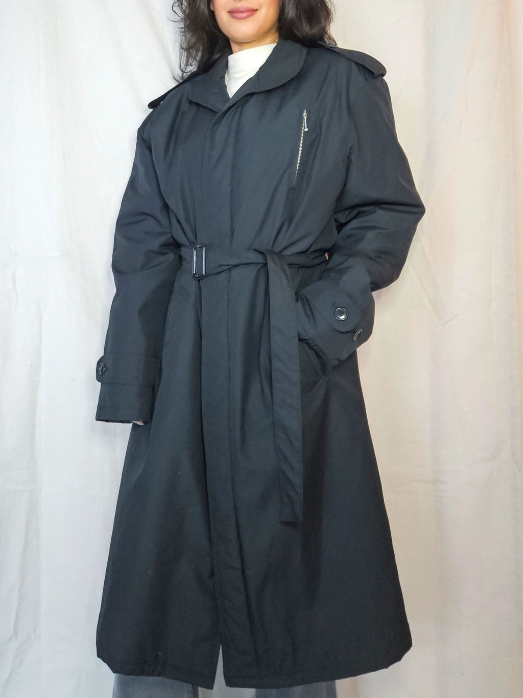 Mare - gewatteerde trenchcoat | 4XL