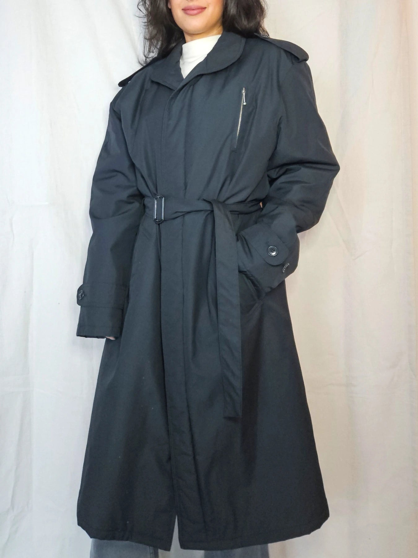 Mare - gewatteerde trenchcoat | 4XL