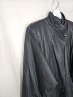 Bat - zwarte leren jas | L