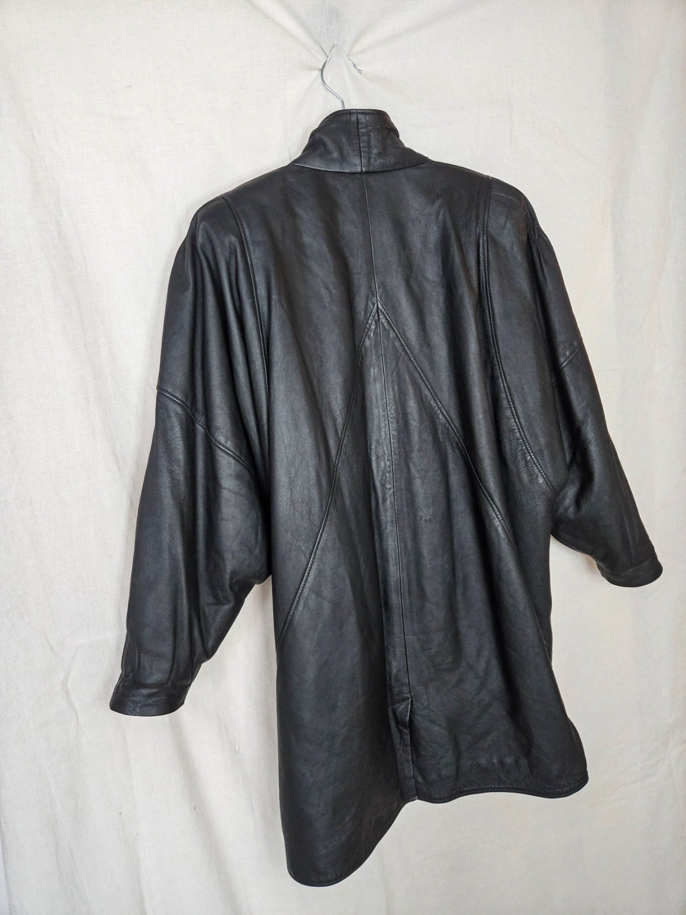 Bat - zwarte leren jas | L