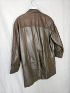 Norma - lichtbruine leren jacket | 2XL