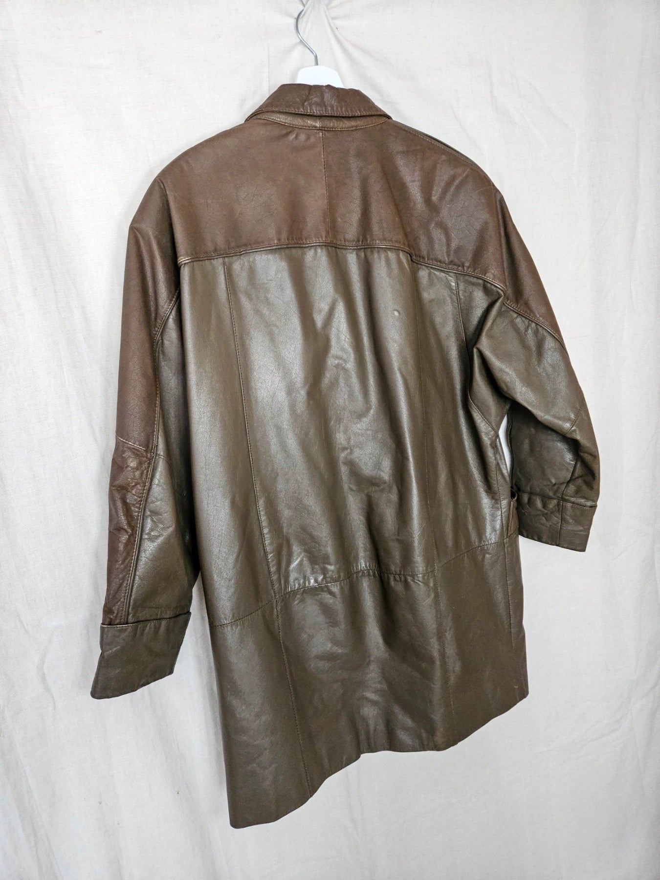 Norma - lichtbruine leren jacket | 2XL