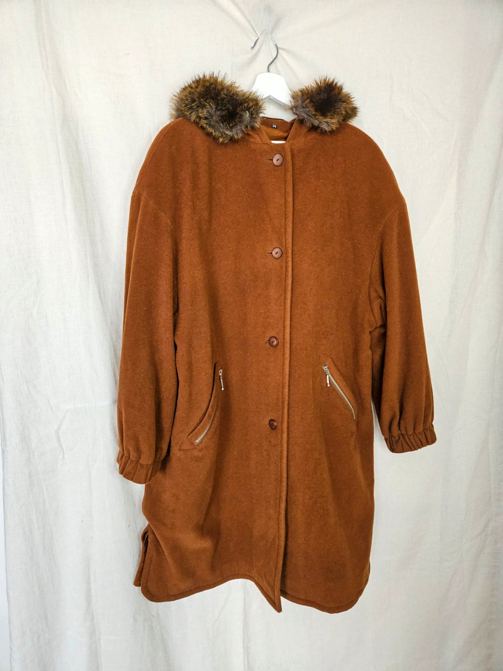 Artemis - wollen capuchon mantel | 3XL