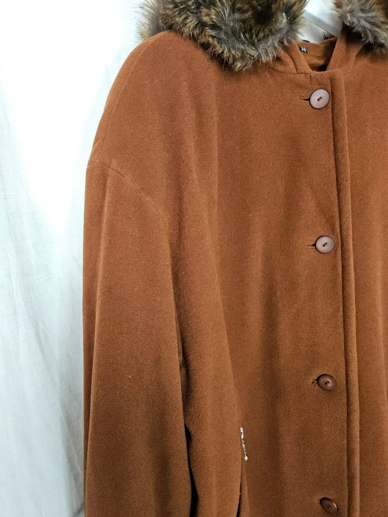 Artemis - wollen capuchon mantel | 3XL