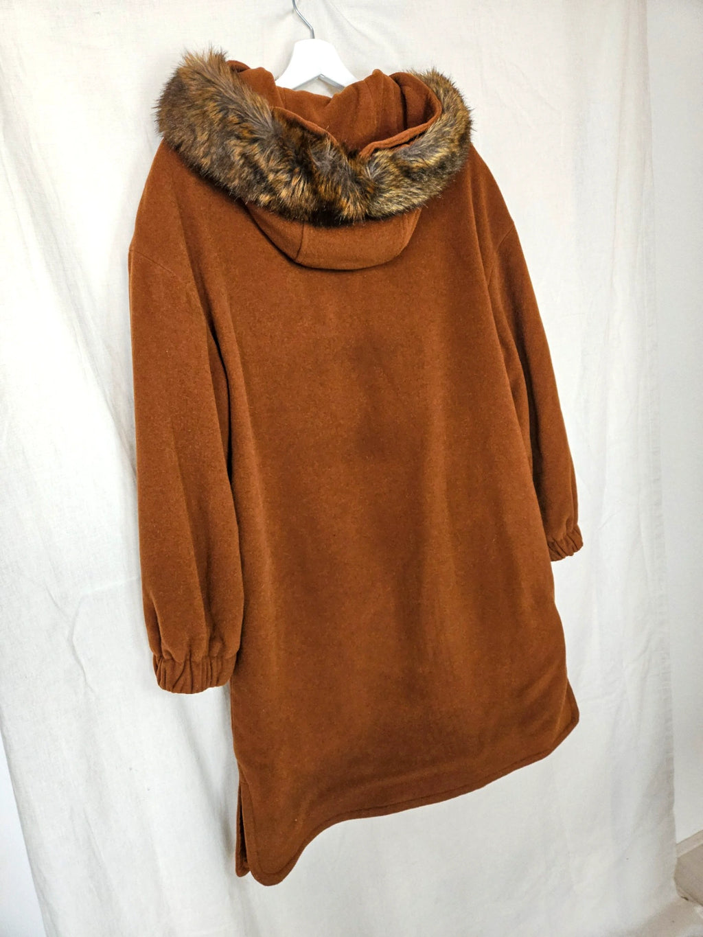 Artemis - wollen capuchon mantel | 3XL