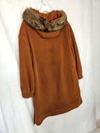 Artemis - wollen capuchon mantel | 3XL