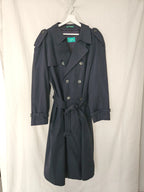 Navy - blauwe trechcoat | 6XL