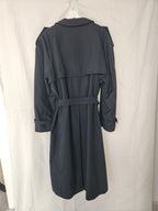 Navy - blauwe trechcoat | 6XL