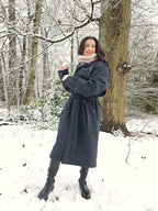 Mare - gewatteerde trenchcoat | 4XL