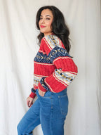 Gaia - kabeltrui, wool blend | 3XL