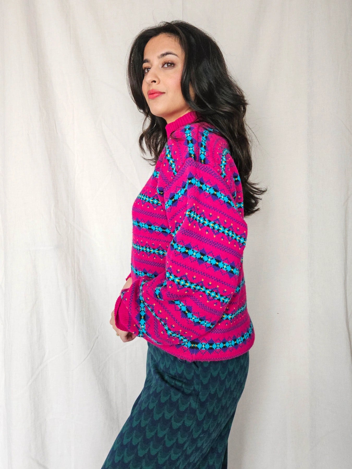 Vienna - fijn-gebreide coltrui, wool blend | XL