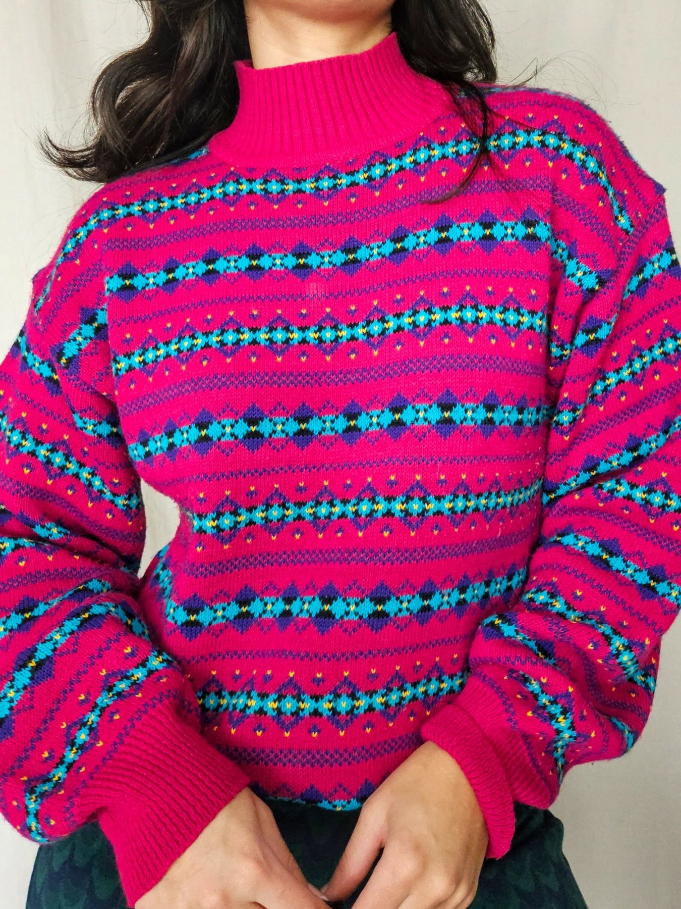 Vienna - fijn-gebreide coltrui, wool blend | XL