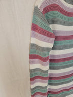 Georgia - hand-gebreide trui, wool blend | XL