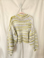 Colette - hand-gebreide cropped trui | free size