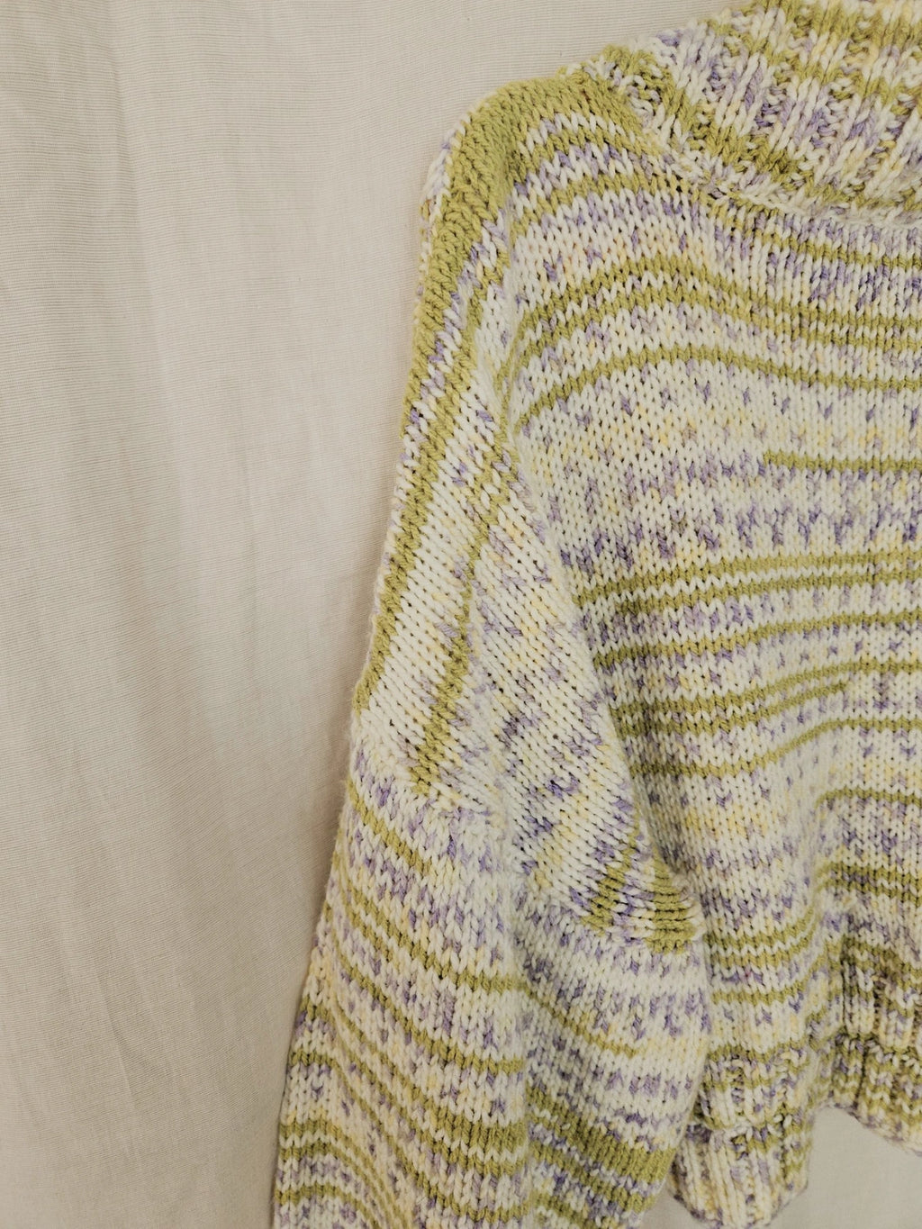 Colette - hand-gebreide cropped trui | free size