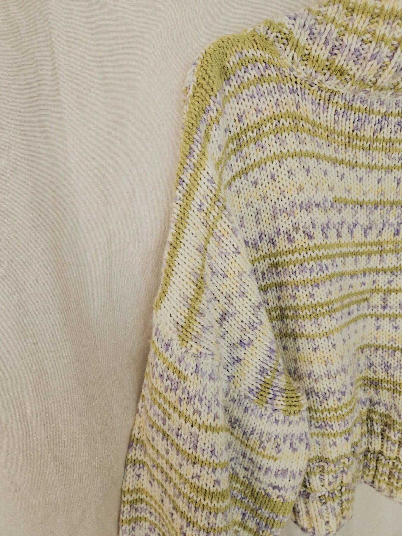 Colette - hand-gebreide cropped trui | free size