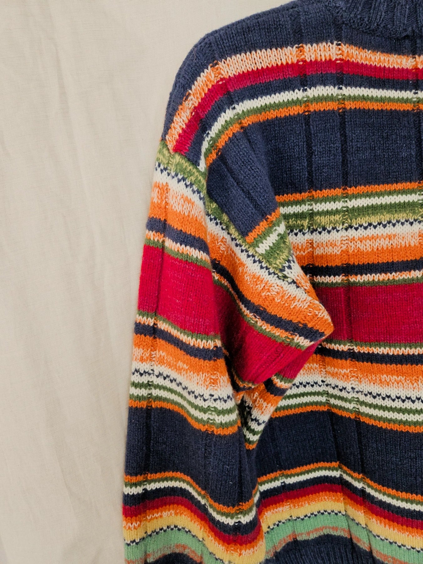 Iris - rainbow trui, wool blend | M