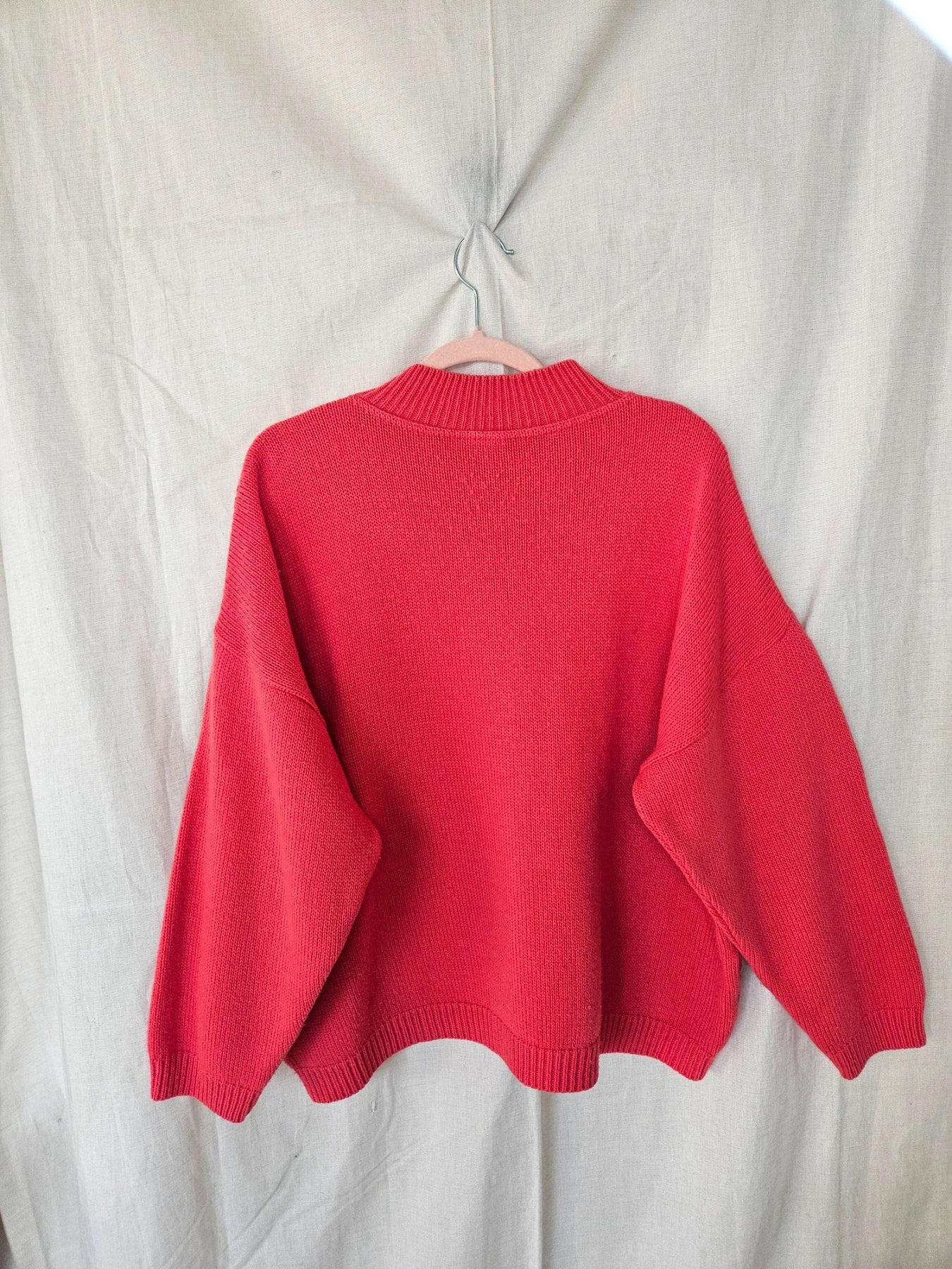 Mia - kabeltrui, wool blend | 3XL