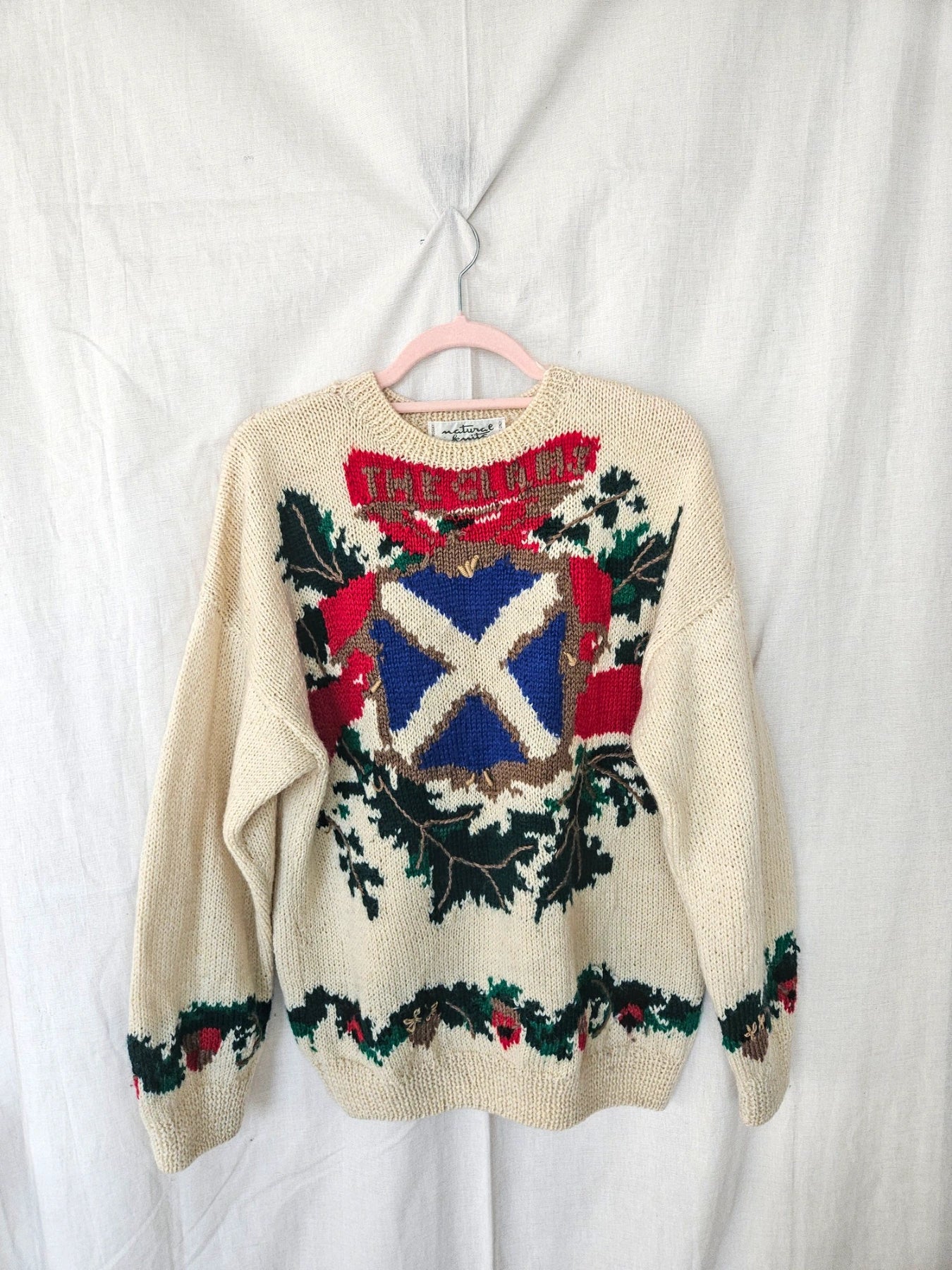 Luca - grof-gebreide trui, 100% virgin wol | 3XL