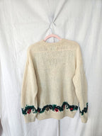 Luca - grof-gebreide trui, 100% virgin wol | 3XL