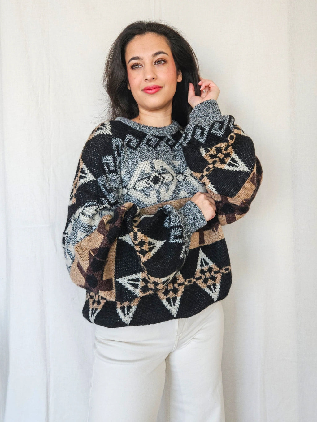 Persephone - winter trui, wool blend | free size