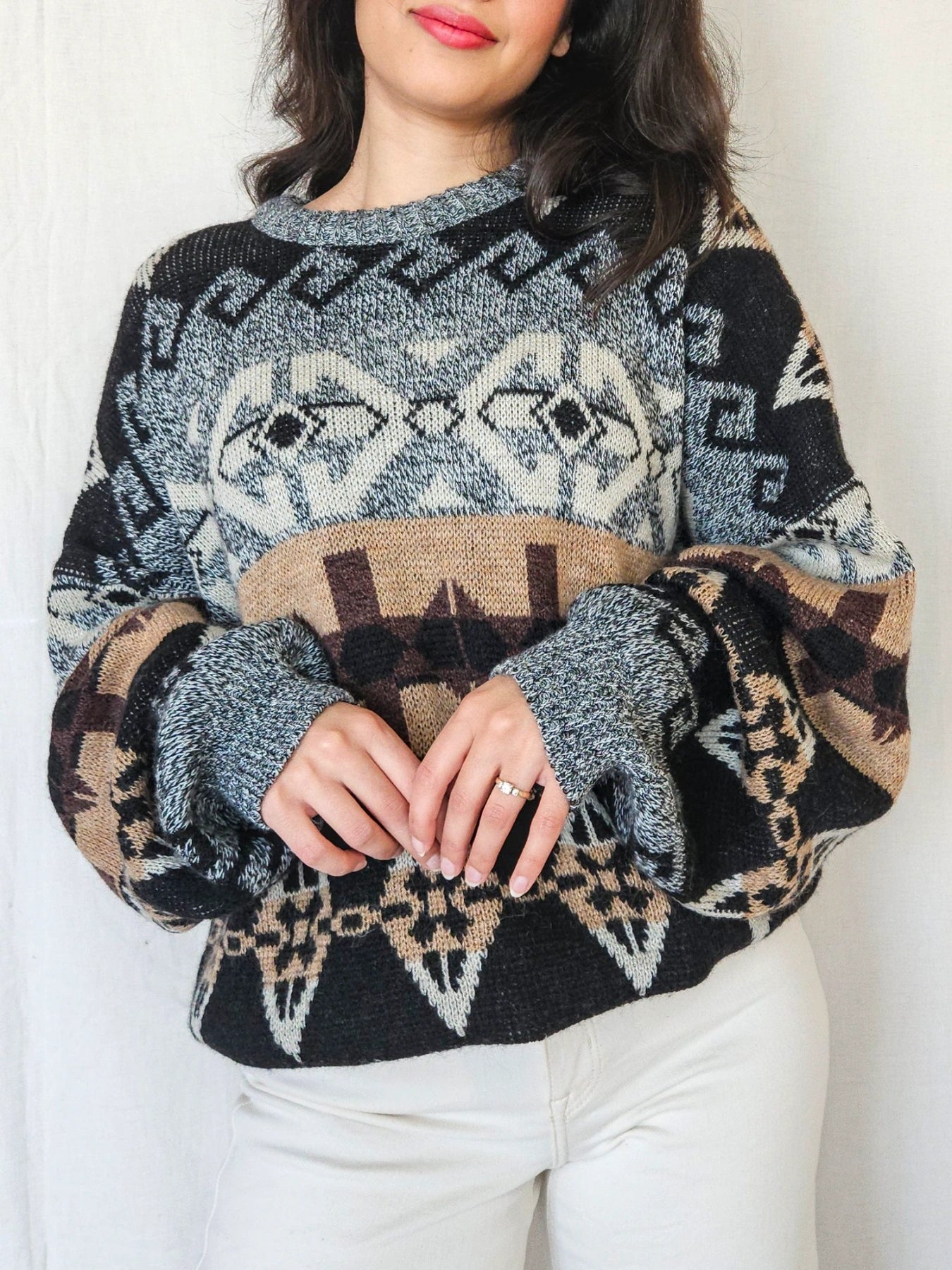 Persephone - winter trui, wool blend | free size