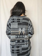 Priya - V-hals trui, wool blend | free size