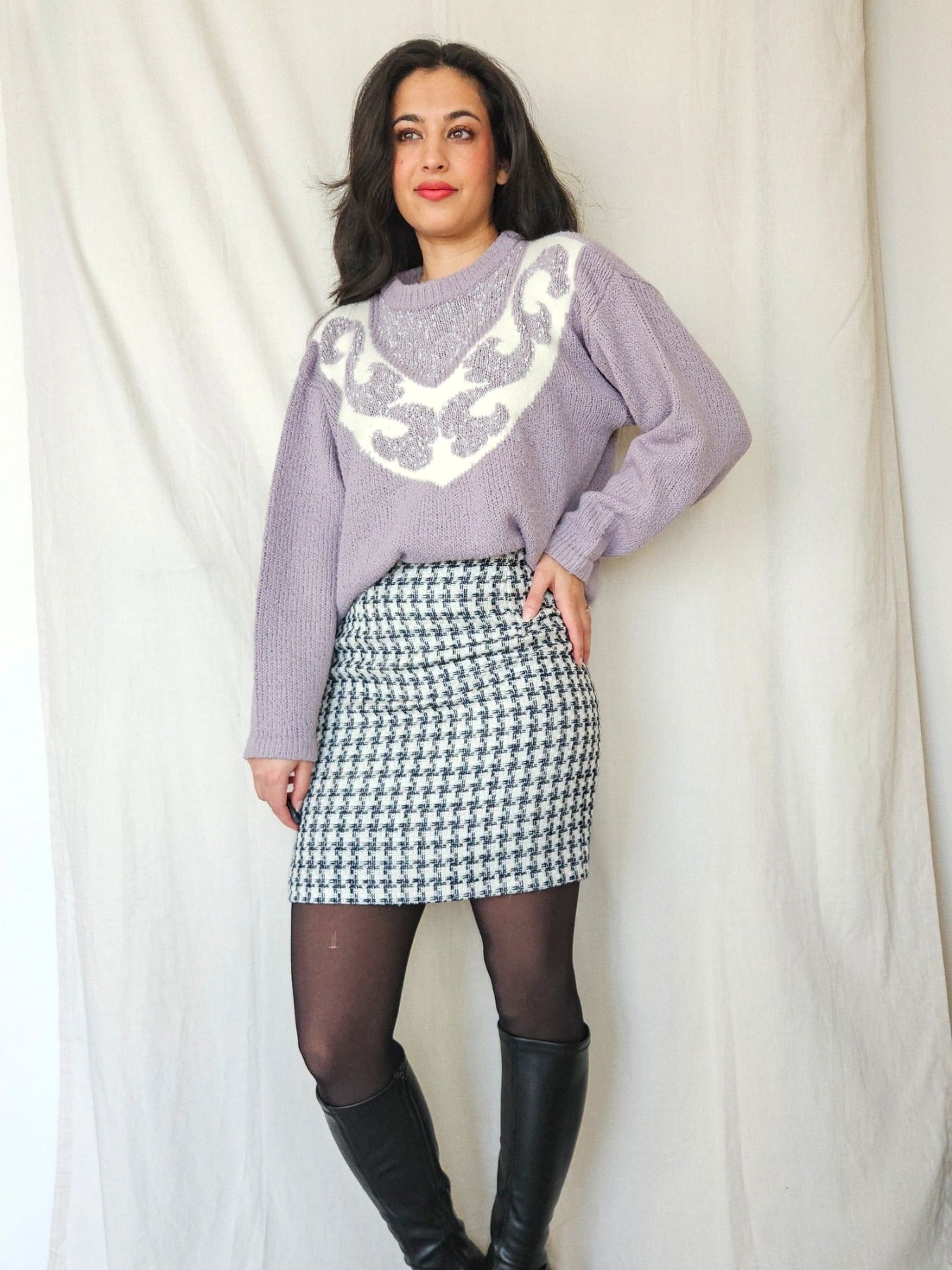 Portofino - gebreide minirok | S