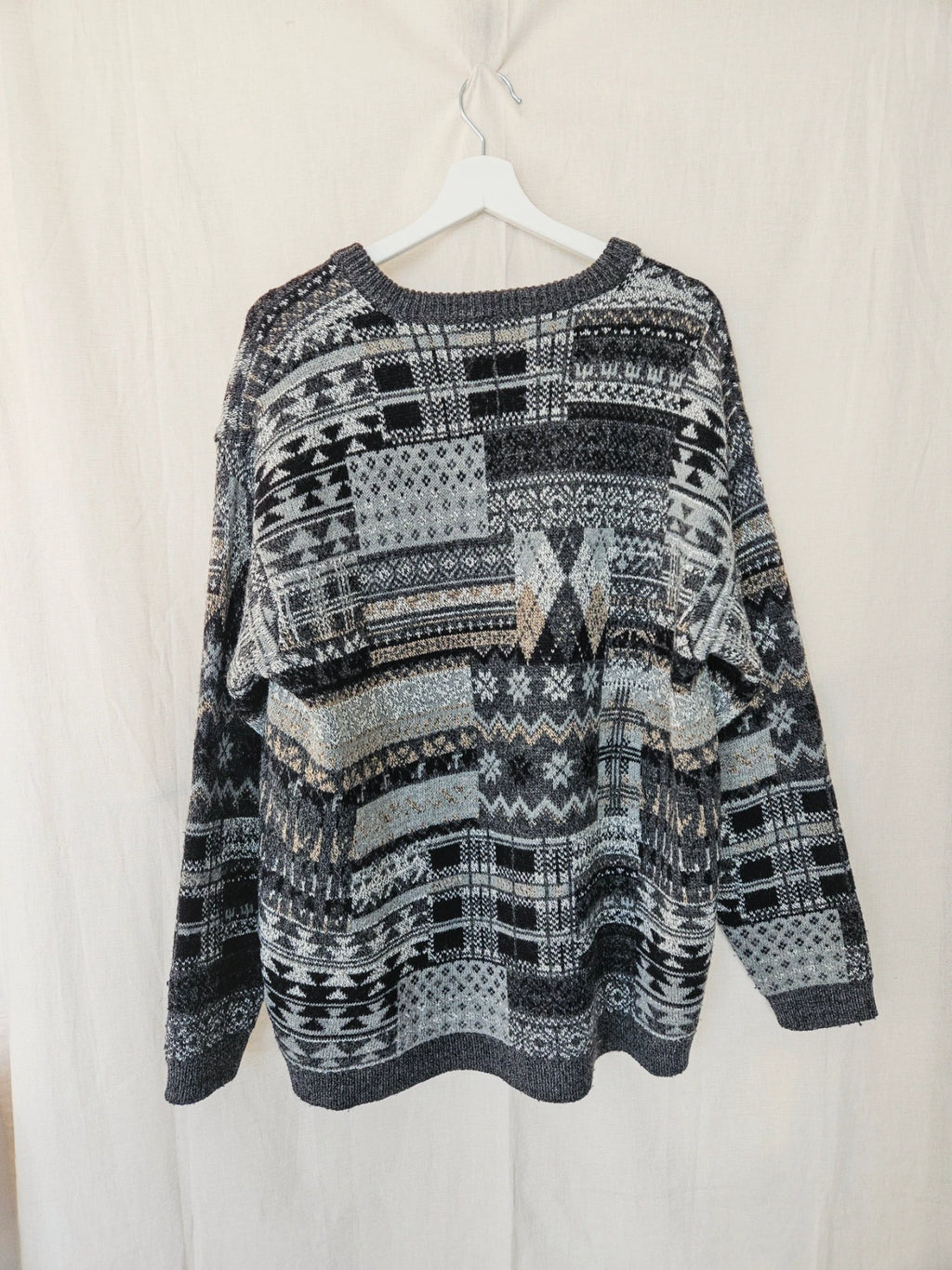 Priya - V-hals trui, wool blend | free size