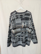 Priya - V-hals trui, wool blend | free size