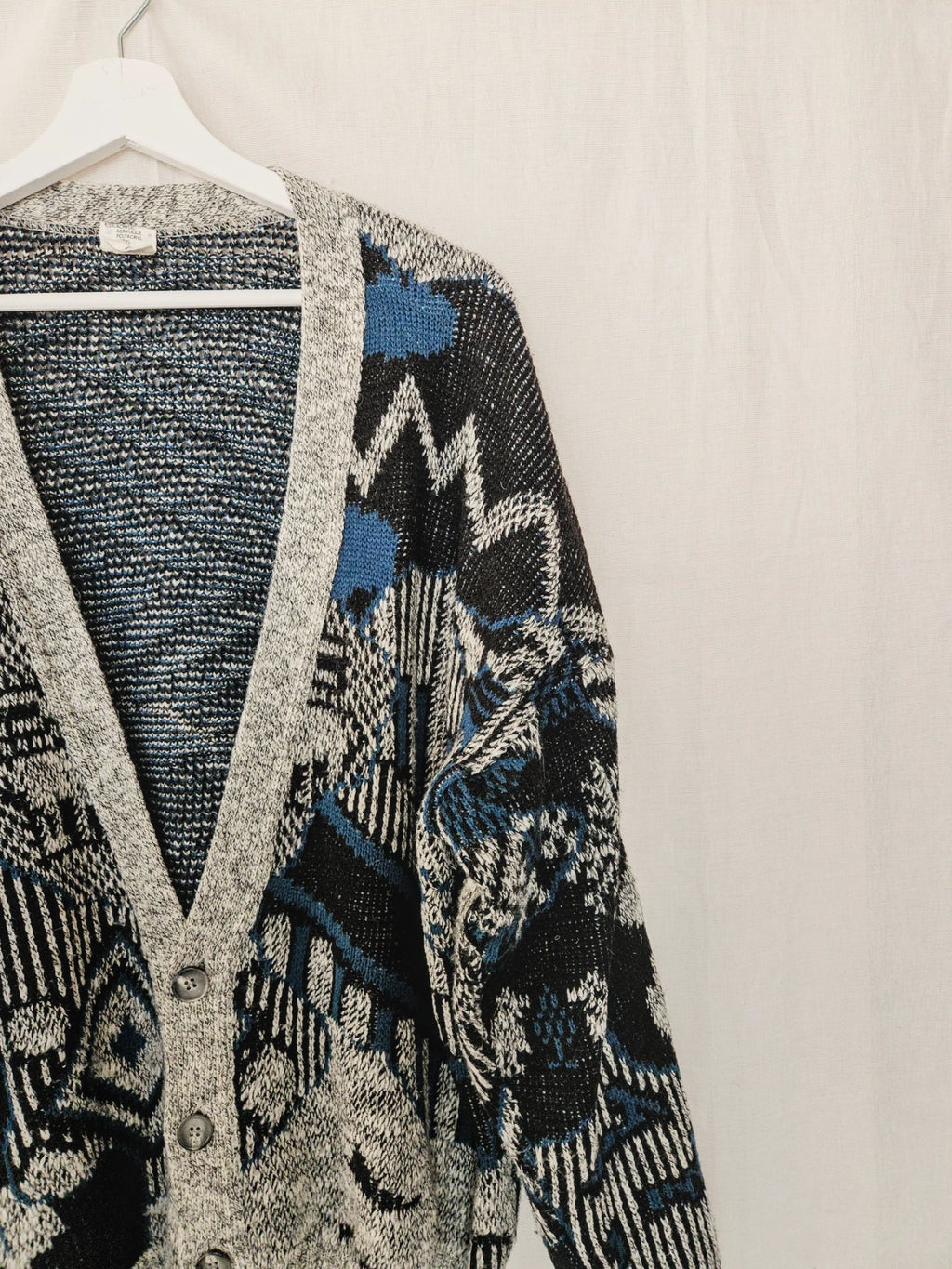 Rhea - gebreid vest, wool blend | free size