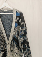 Rhea - gebreid vest, wool blend | free size