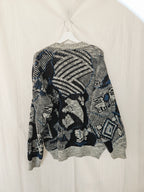 Rhea - gebreid vest, wool blend | free size