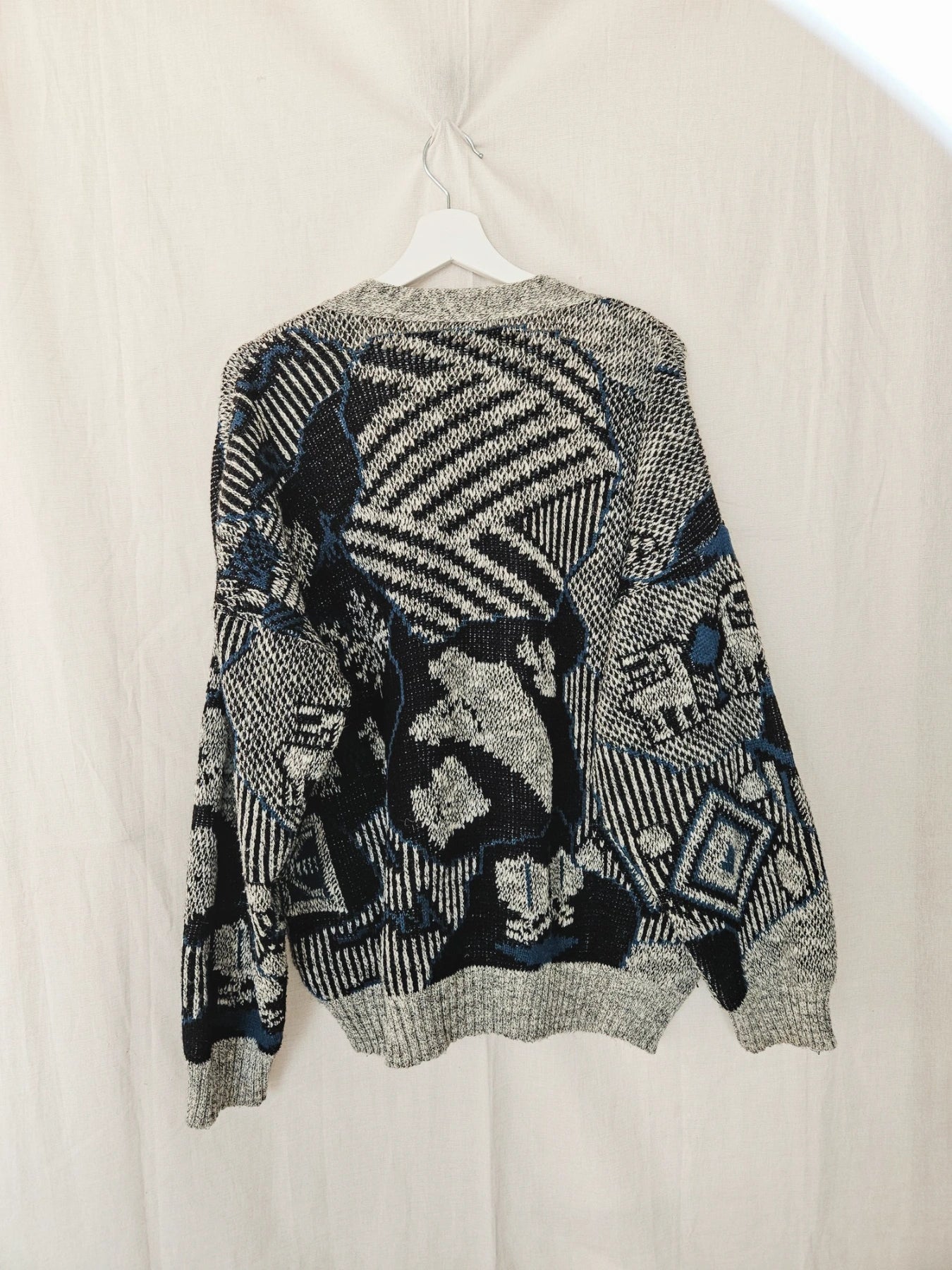 Rhea - gebreid vest, wool blend | free size