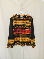 Stella - kleurrijke trui, wool blend | L