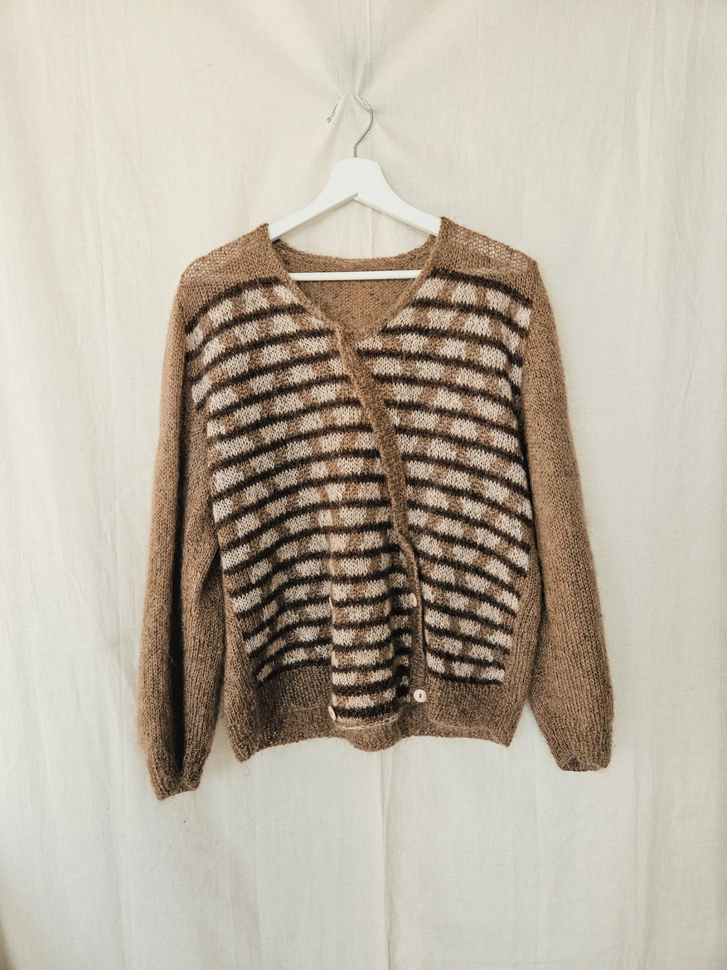 Beate - gebreide trui, wool blend | M