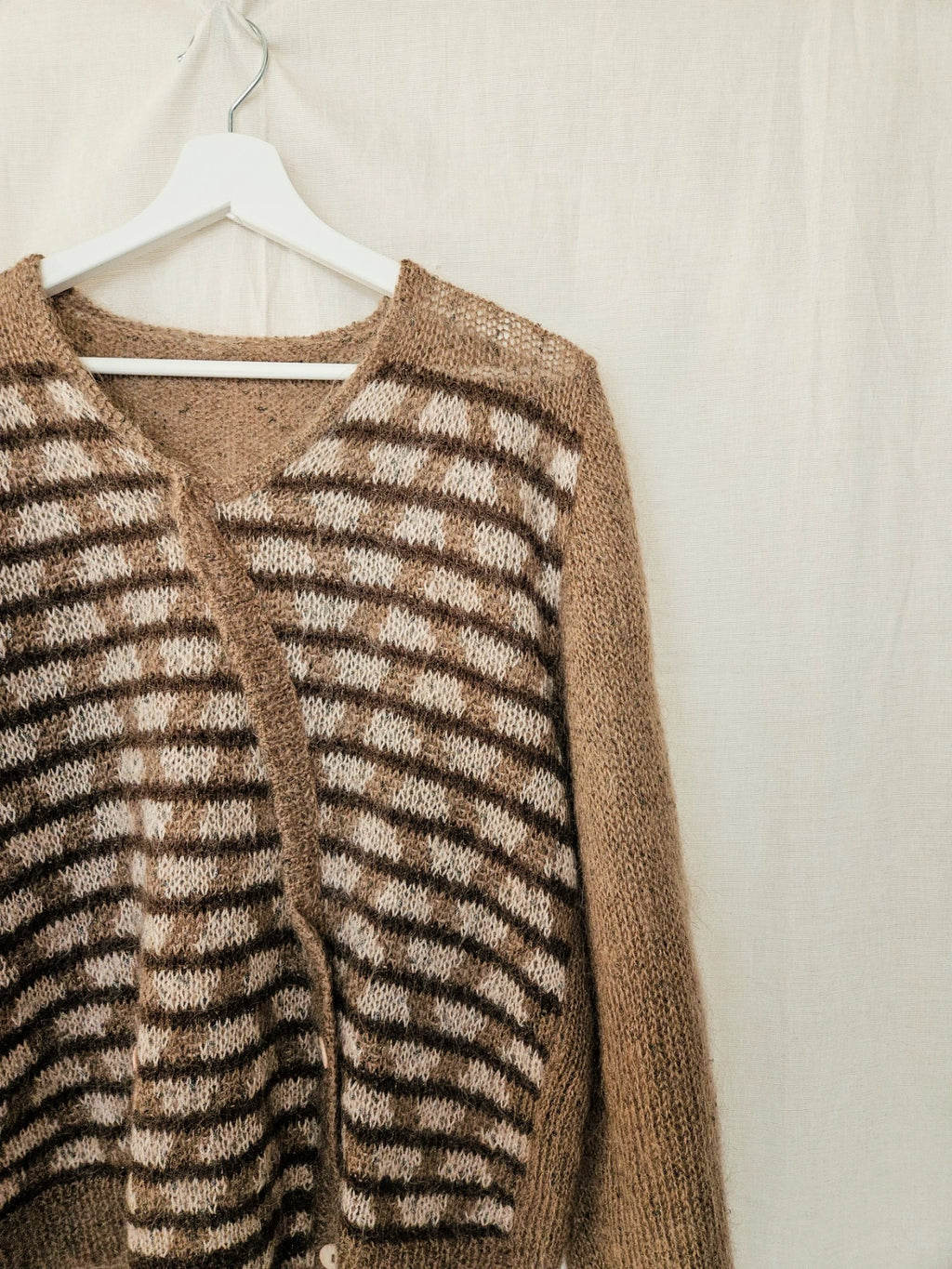 Beate - gebreide trui, wool blend | M