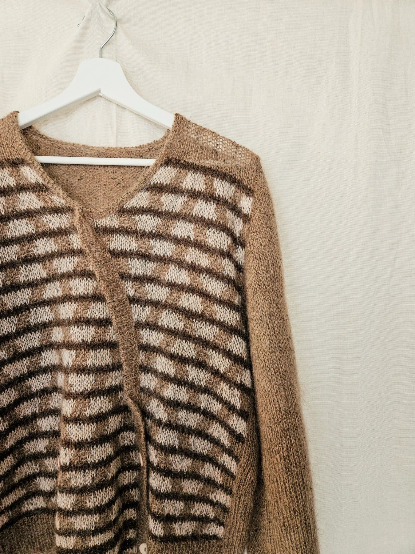 Beate - gebreide trui, wool blend | M