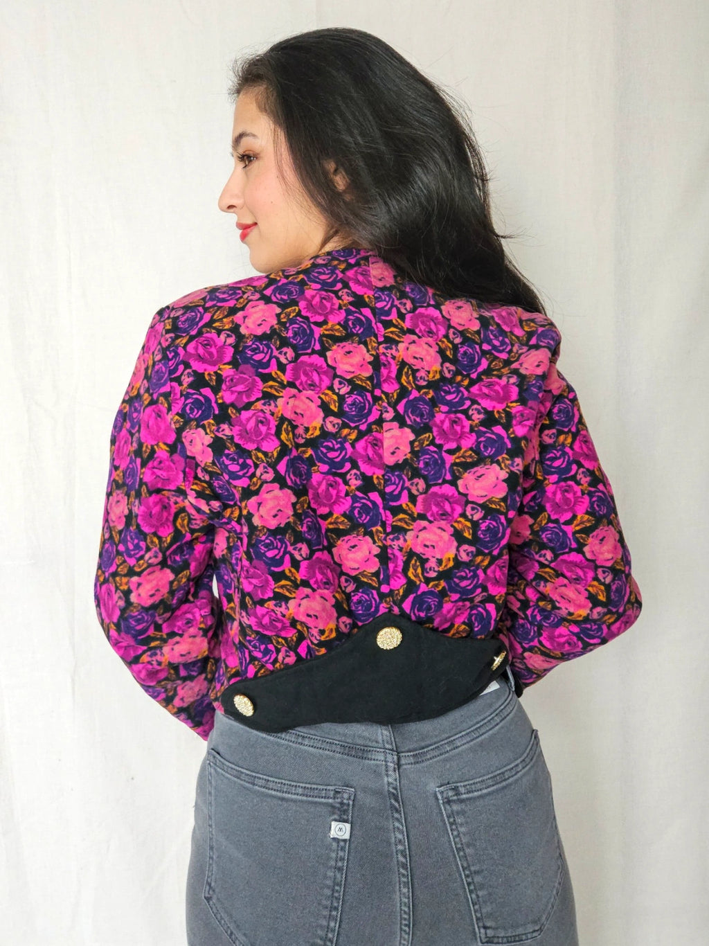 Flora - cropped jasje, fleece | S