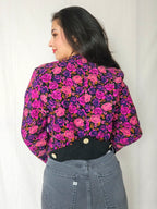 Flora - cropped jasje, fleece | S