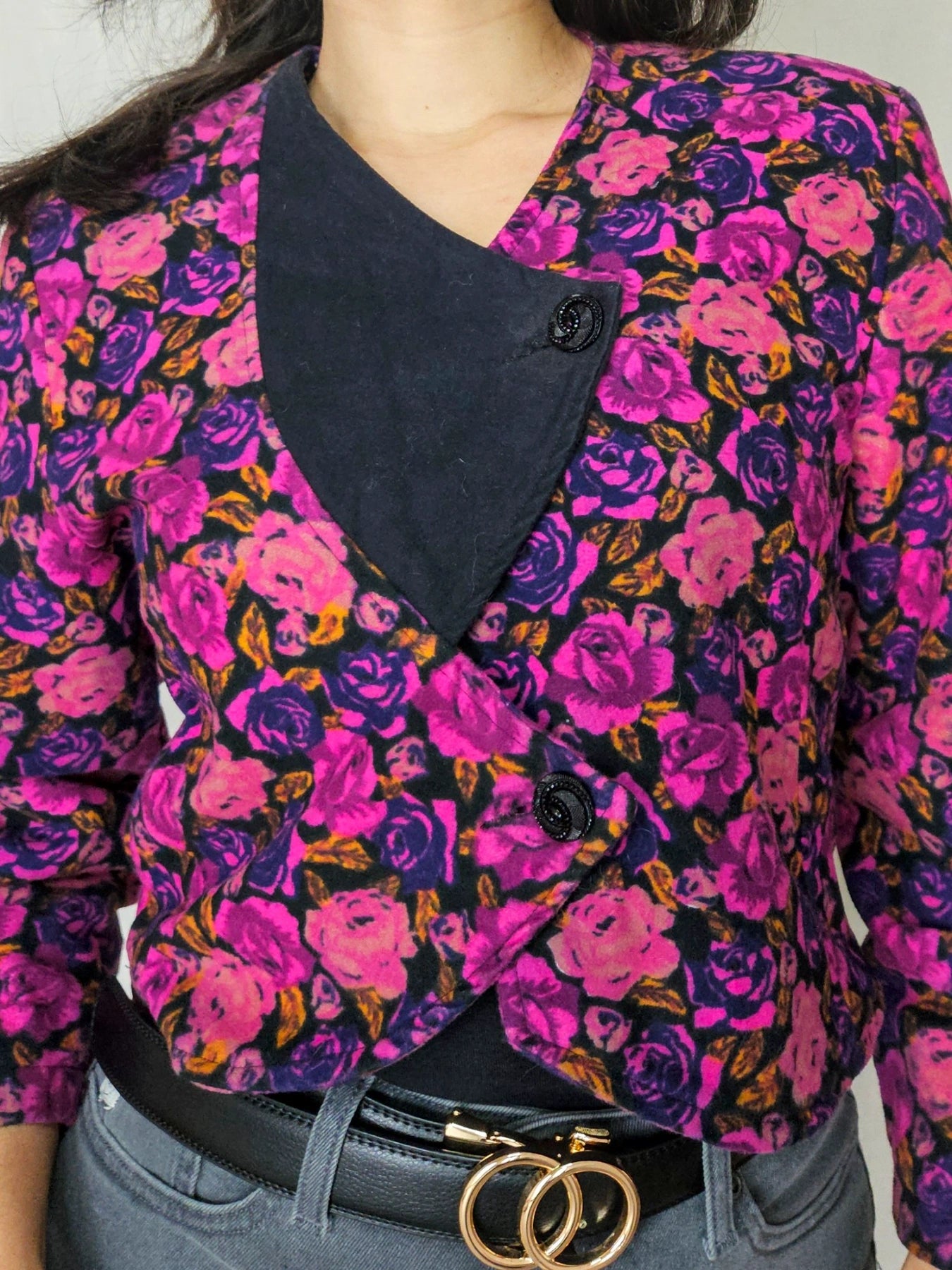 Flora - cropped jasje, fleece | S