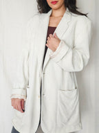 Wave - blazer met structuur | 3XL