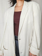 Wave - blazer met structuur | 3XL