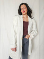 Wave - blazer met structuur | 3XL